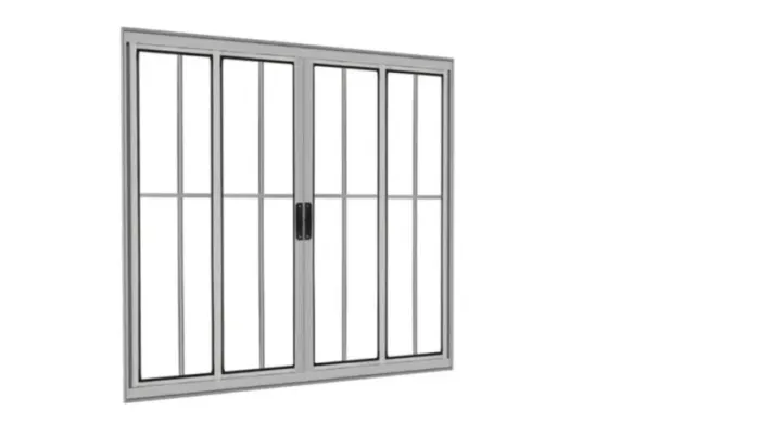 VITRO 4 FOLHAS 100X150 BRILHANTE COM GRADE