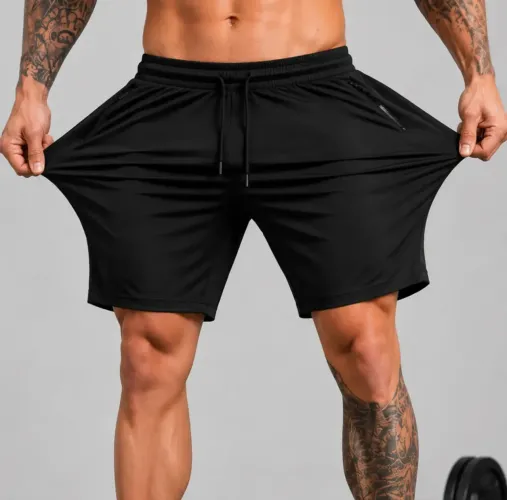 Shorts Poliamida Importada Preta