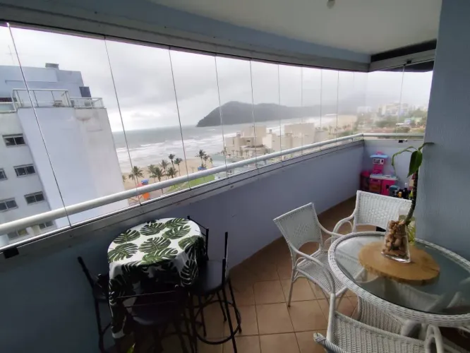 Cobertura Duplex com 3 quartos, sendo 1 suíte, vista para o mar - Bertioga/SP