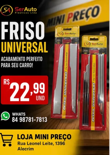 Friso para carro universal