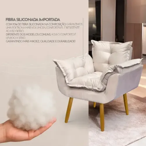 Poltrona Decorativa para Apartamento