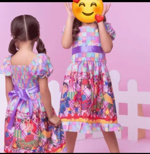 Vestido quadrilha