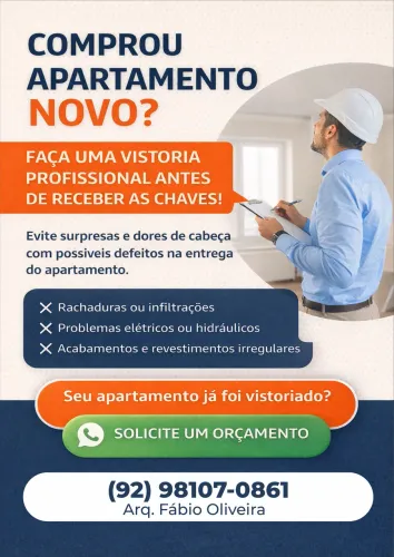 Vistoria de imóvel novo