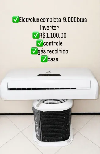Vendo ar condicionado LG e Eletrolux 9,000btus inverter