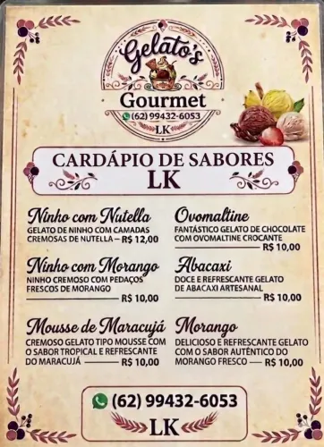Sorvete Gourmet 