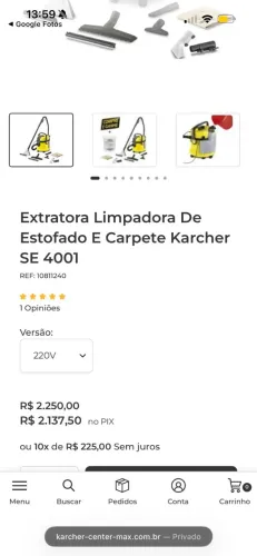 Extratora Karcher SE 4001 220v