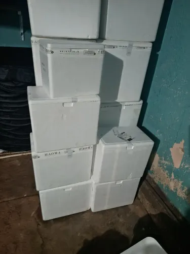 Vendo caixas de isopor de 12 litros