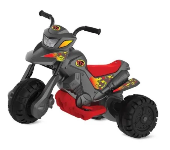 Mini Moto Elétrica Infantil XT3 2 Marchas 6V - Bandeirante