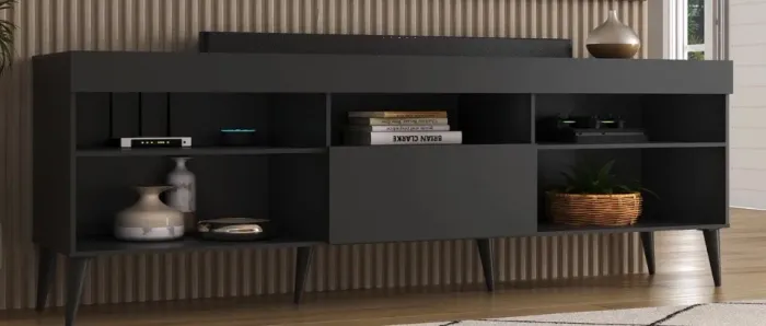 Rack 1 Porta 5 Nichos Retrô - Estado de Novo!