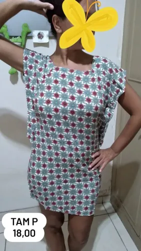 Vestidinho de tecido. Tam P.