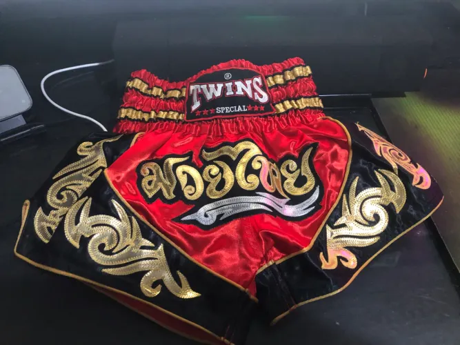 Shorts Bermuda Muay Thai Infantil Twins Special Tailândia 3/5 Anos 