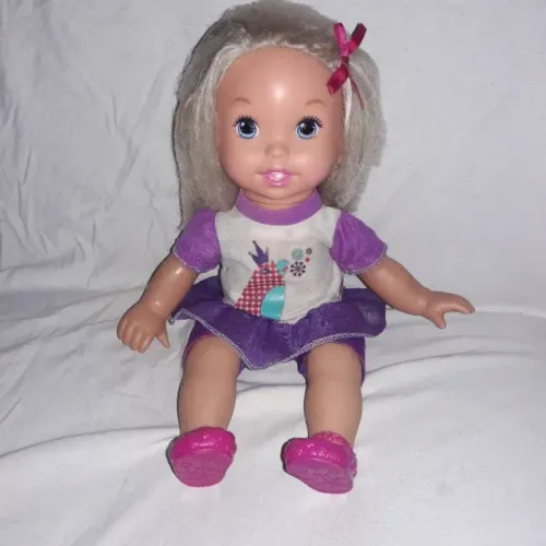 Boneca Antiga da Little Mommy fala comigo da Mattel 2010 _ Colecionável 