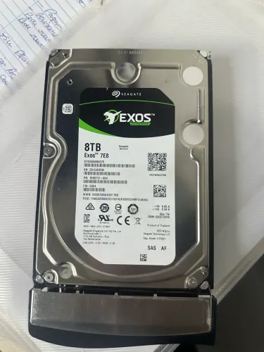 8TB SEAGATE EXOS, ZERADO!