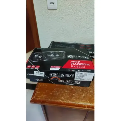 Placa de Vídeo RX 6600 CLD 8G ASRock AMD Radeon, 8 GB, GDDR6