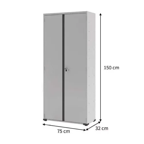 Armário de escritório em aço com Chave 