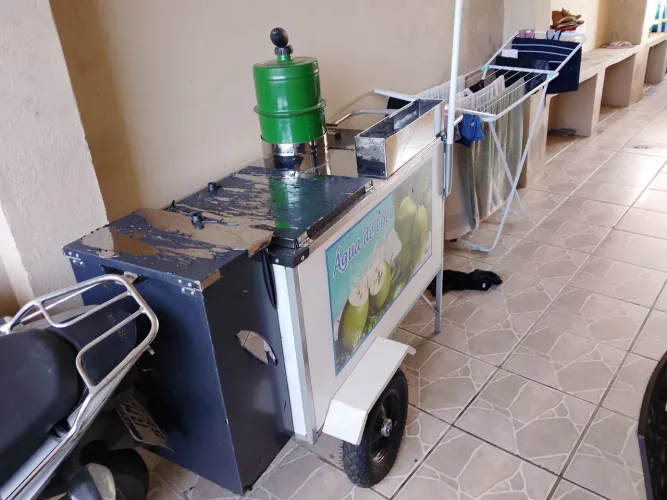 Carrinho de coco