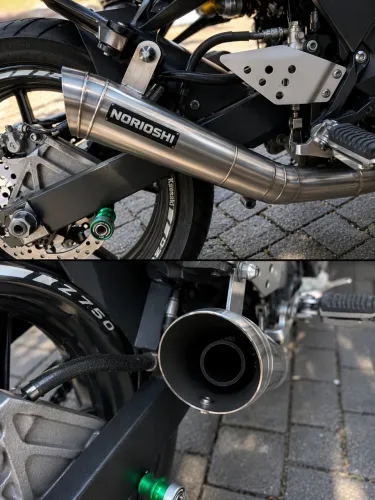 Escapamento Esportivo Norioshi para Kawasaki Z750 