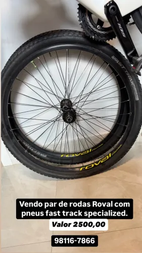 Vendo rodas roval com pneus specialized