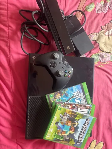 vídeo game Xbox one + jogos