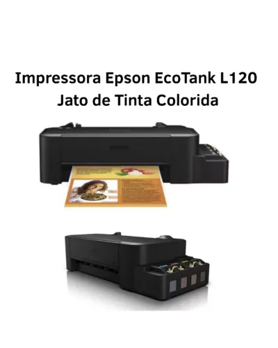 IMPRESSORA EPSON TANQUE DE TINTA COLORIDA L120
