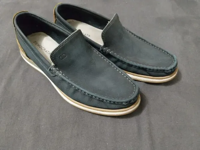 Mocassim Denim Flow Democrata