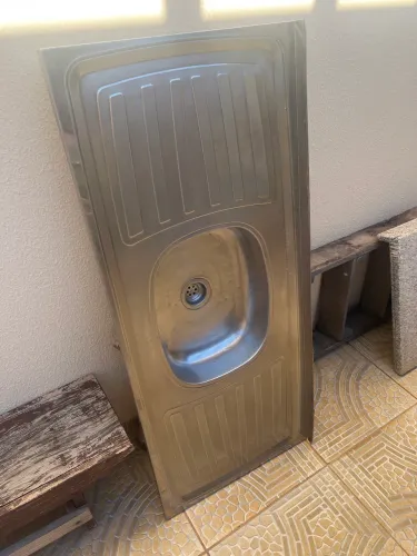 Pia inox em ótimo estado 1,30