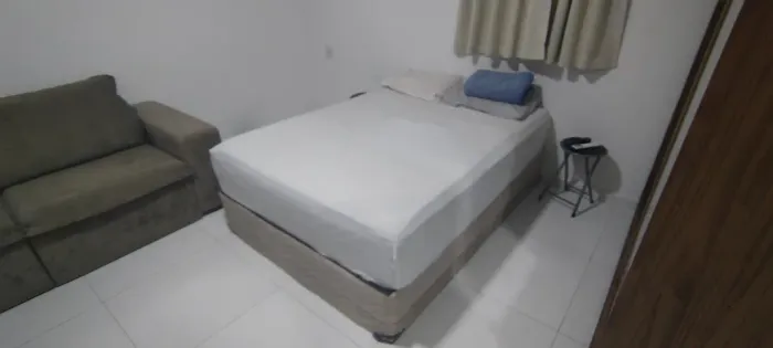 Cama box casal (box + colchão) ortobom - de mola 71cm de altura ortotech