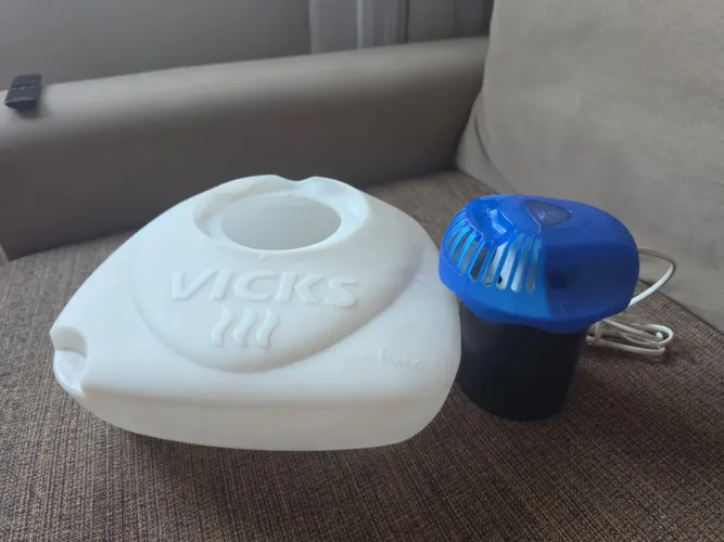Umidificador de névoa quente vick 