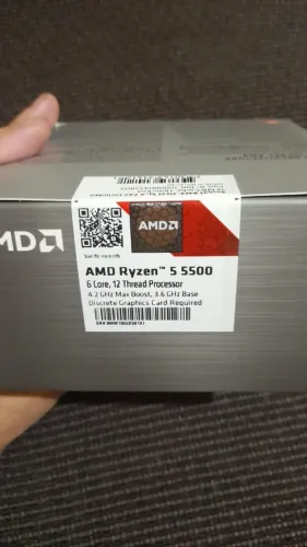 Processador AMD RYZEN 5 5500 + cooler (NOVO)