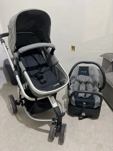 Carrinho de Bebê Safety 1st Mobi Travel System + Bebê Conforto + Base
