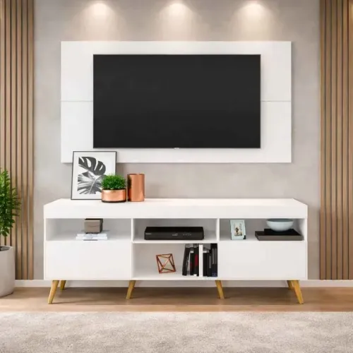 KIT SALA Painel + Rack TV até 65 Polegadas NOVO Promoção