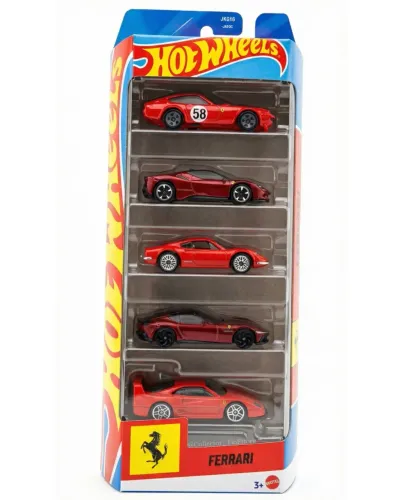 Hot Wheels Pack Ferrari Pronta entrega
