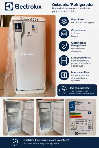 Vendo geladeira Eletrolux