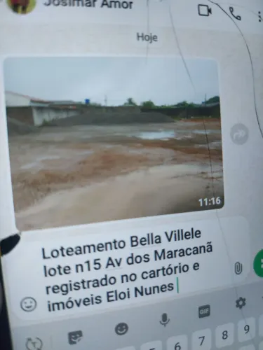 Vendo terreno localizado no loteamento bela ville 