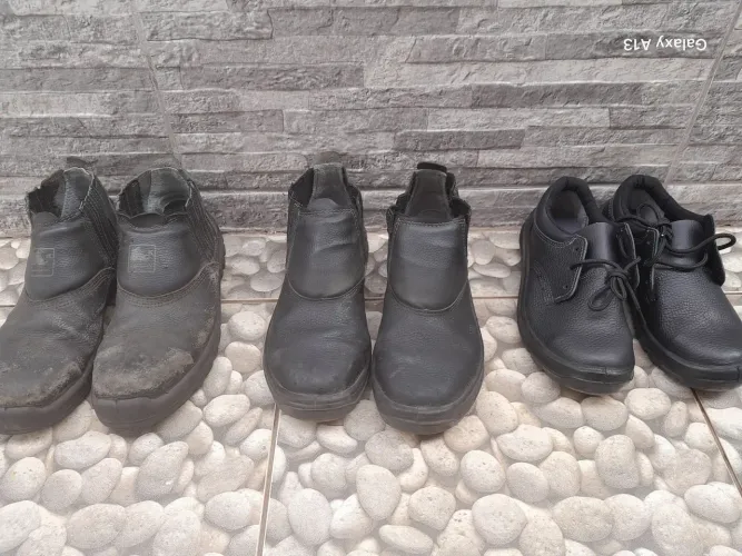 Botinas e sapato de segurança