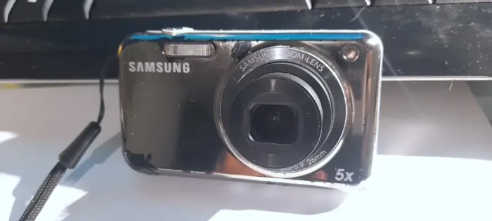 Câmera Digital Samsung pl120 funcionado com carregador