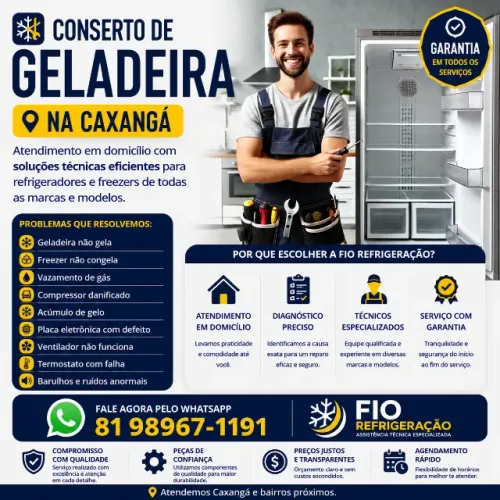 Conserto de Geladeira na Caxangá