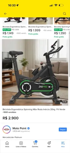 Bike ergométrica 