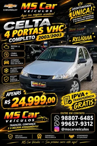 Chevrolet Celta 1.0/ Super 1.0 MPFI VHC 8V 5P 2003