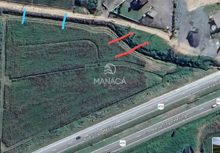 Terreno com frente BR470 em Gaspar próximo de Navegantes 13200m²