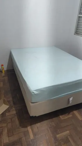 Cama box casal 138 colchão Ortobom