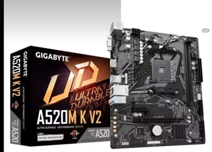 Placa Mãe Gigabyte A520M K V2 AM4 DDR4 mATX Ryzen 3000 4000 5000 NVMe (ACEITO PROPOSTAS)