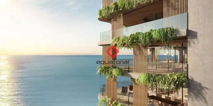 Ed. Ponta Mar, Lançamento na Beira Mar de Fortaleza, com 5 Suítes à venda, 315 m² por R$ 6