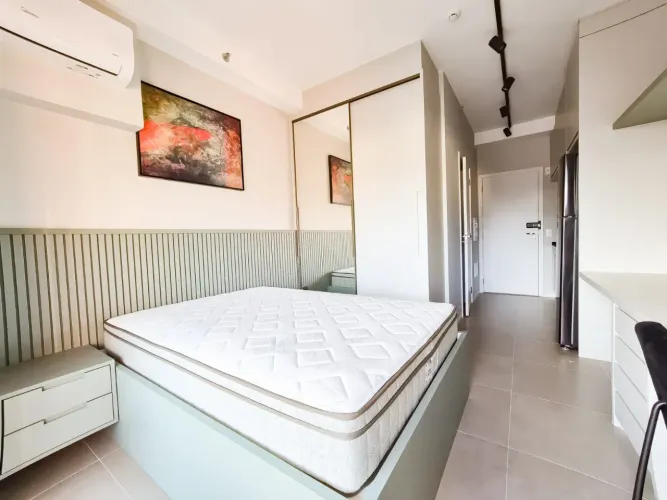Apartamento à Venda Mobiliado em Santo Amaro 28m2 Compacto, Completo e Bem Localizado!