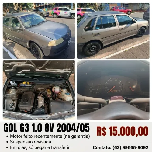 Volkswagen Gol Geração III City 1.0 MI 8V Total Flex Mec. 4P 2005
