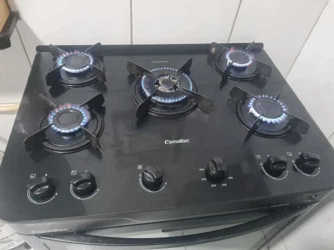 Fogão ESMALTEC 5 bocas