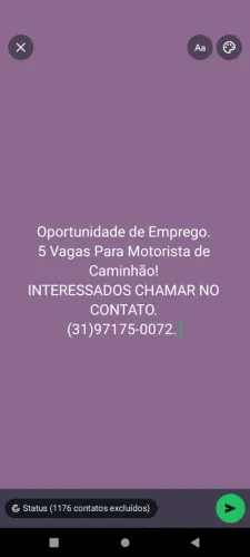Vagas de emprego