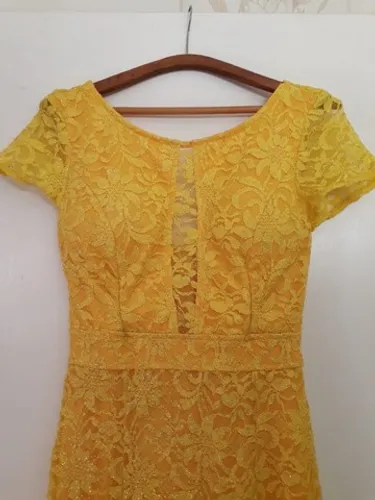 Vestido de Festa - Amarelo 
