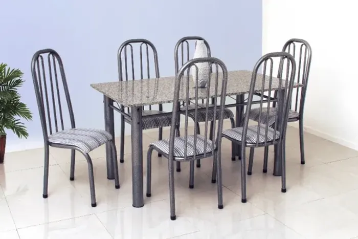 Mesa de Jantar Belize 6 Lugares Pronta Entrega! Frete + Montagem Grátis