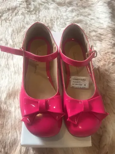 Sapato Novo social Infantil verniz marca Coisas Di Maria